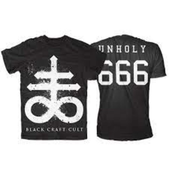 BlackCraft Cult "Unholy 666" Black Tee - Picture 1 of 14